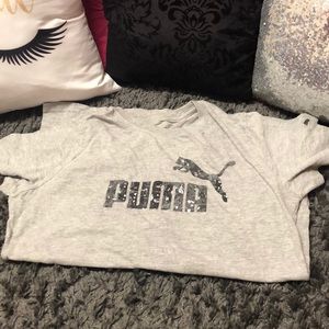 Puma Top ( Grey / Lt. Grey / Silver )
